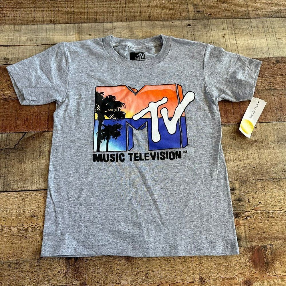 MTV Boys Short Sleeve Graphic Tee Crew Neck T-shirt -7